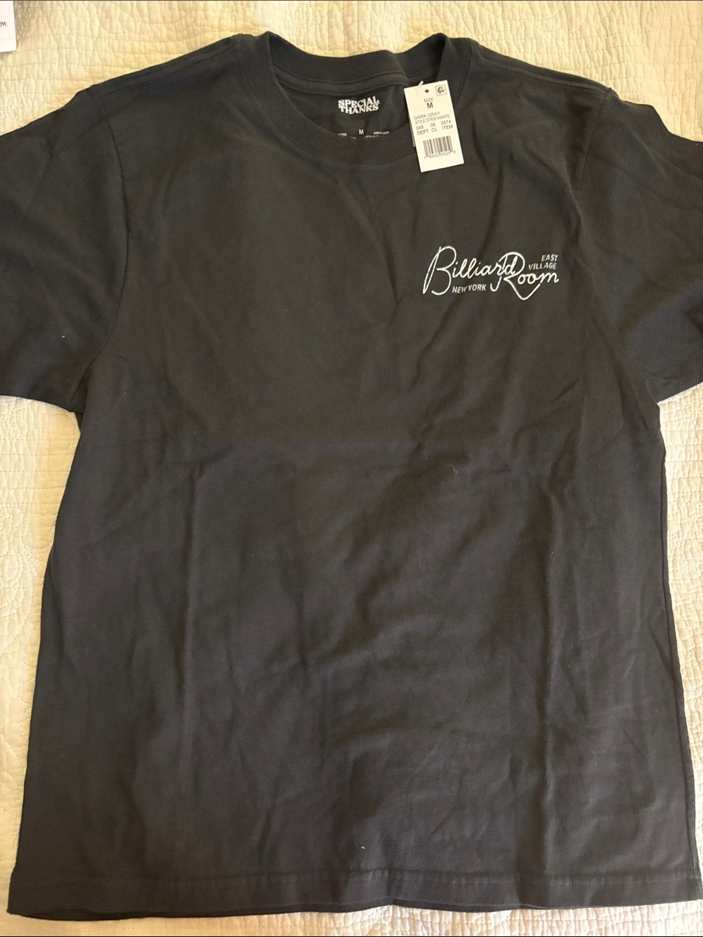 Billiard Room Black Graphic Tee